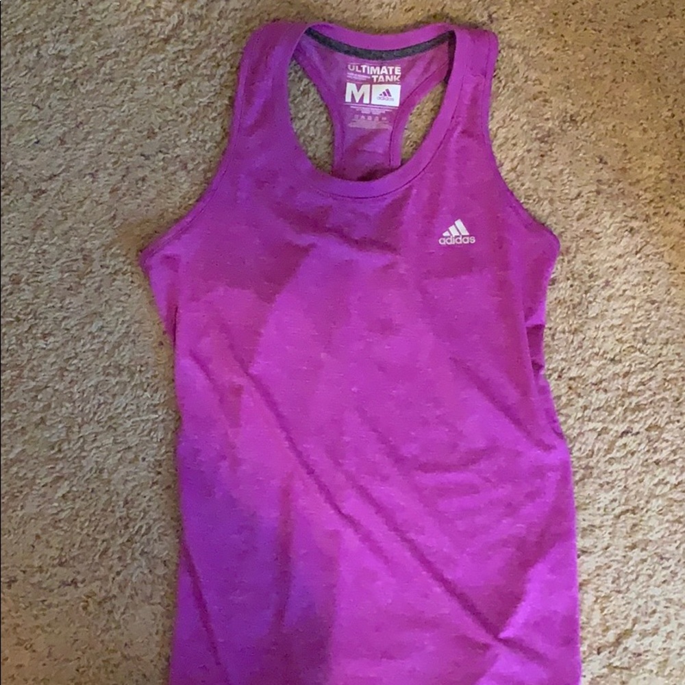 Purple adidas “ultimate tank”